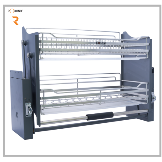 Giá Chén Bát Nâng Hạ Di Động 2 Tầng R014-800