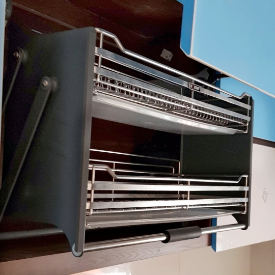 Giá Chén Bát Nâng Hạ Di Động 2 Tầng R014-800